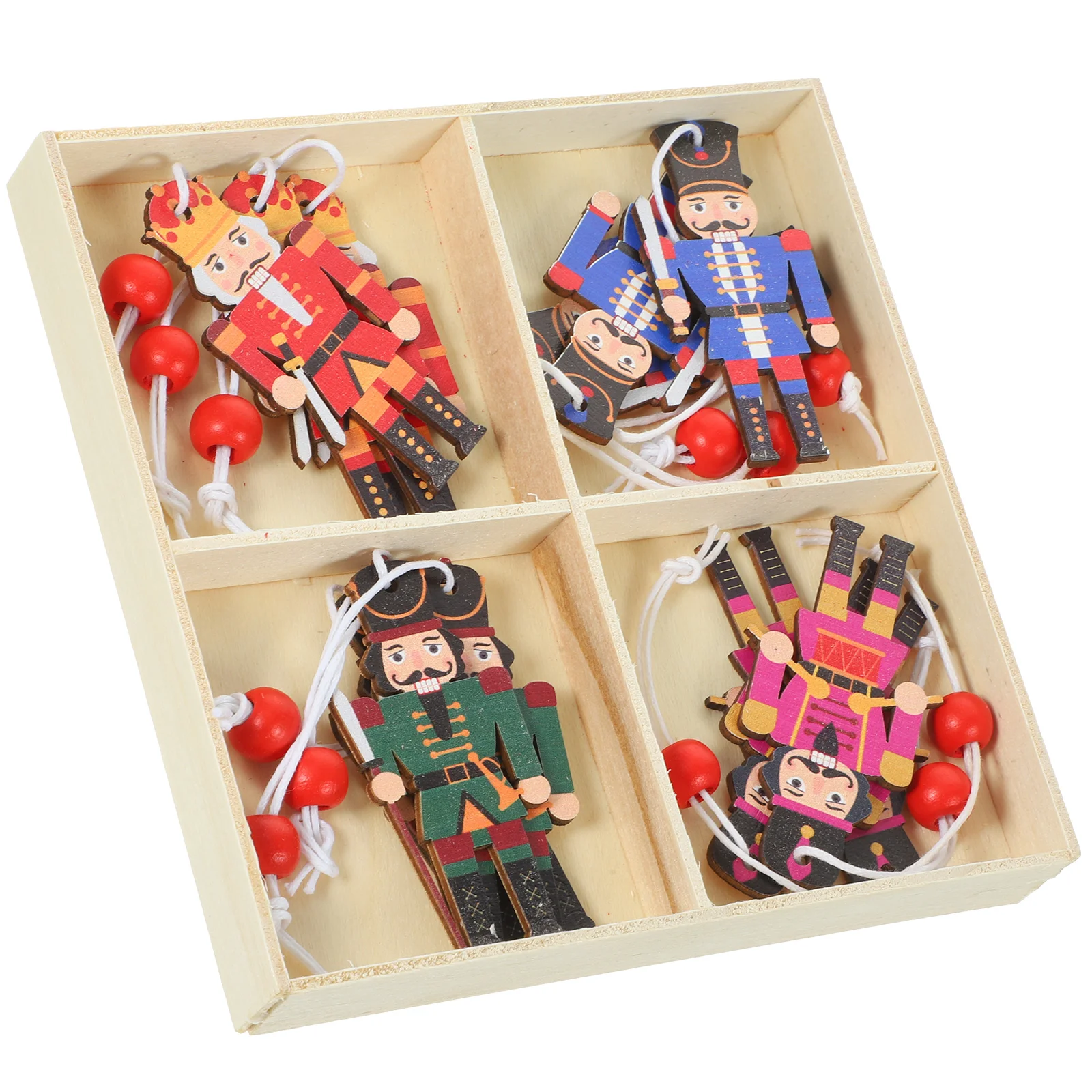 

Colorful Walnut Soldier Ornament Ornaments Ornamentations Festival Decor