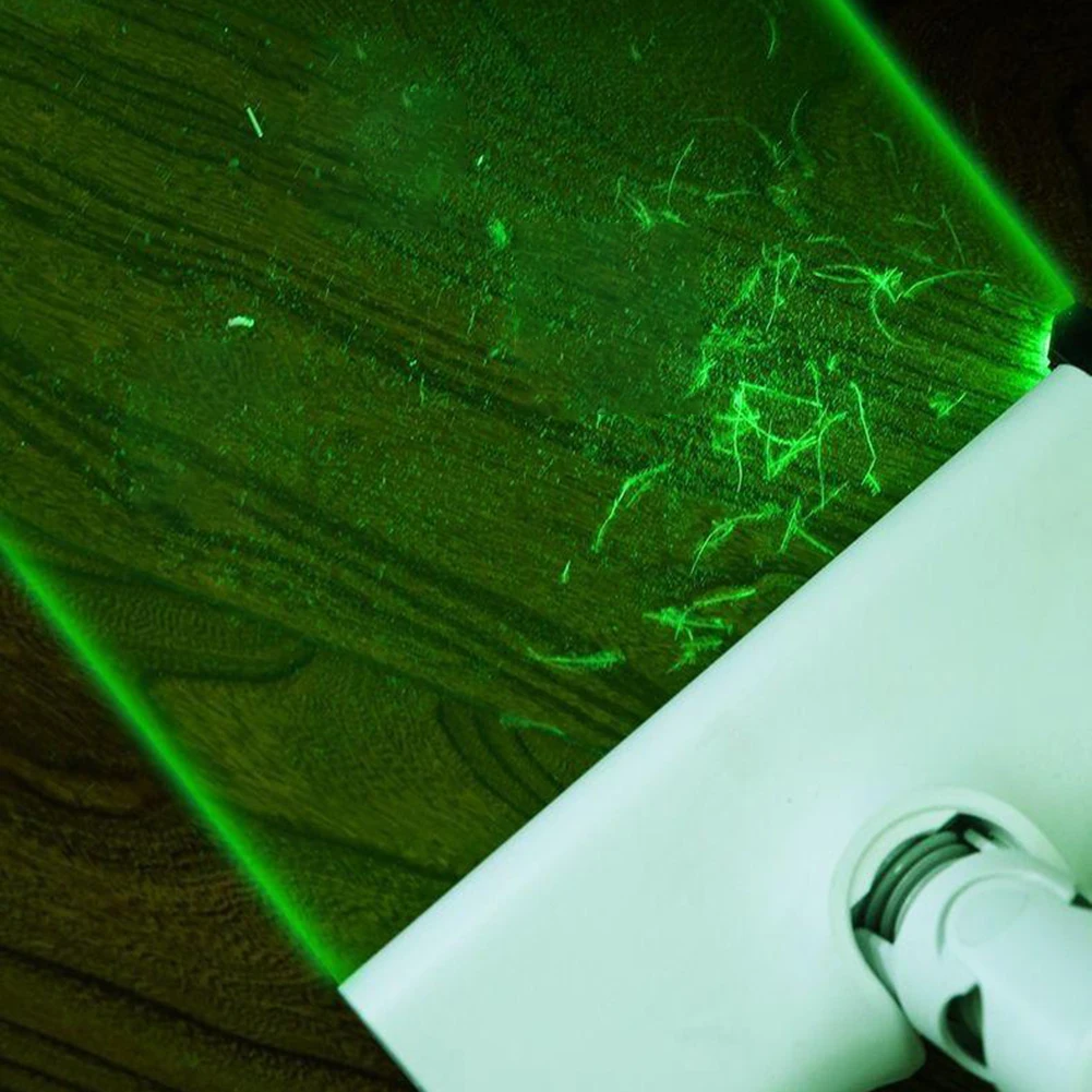 Household Vacuum Cleaner Vacuum Cleaner Dust Light Display LED Lamp Green Light Clean Up Hidden Dust Pet Hair Laser for Dyson Vacuum Cleaner Parts