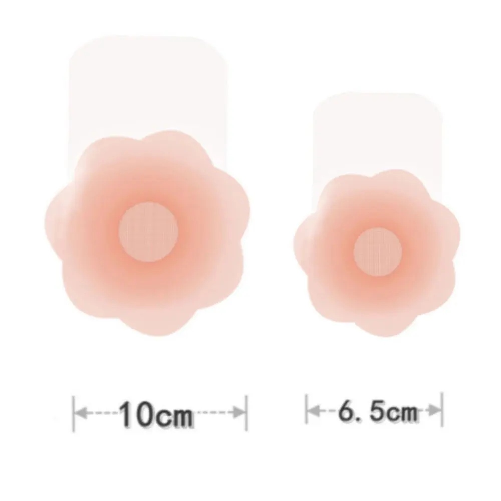 Silicone Nipple Cover Lift Up Bra Sticker Adhesive Invisible Bra Breast Pasty Women Chest Petals Reusable Strapless Bras