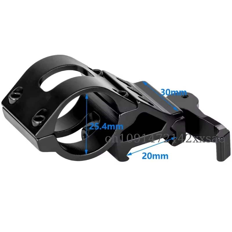 Scope Quick Release Offset Flashlight Mount Holder For 20mm Picatinny Rail mount 45 Degree Sight Mount Accessori 25.4mm