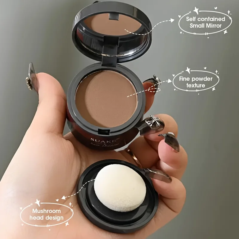 Concealer Powder Instant Hairline Enhancer Quick Conceal Root Touch-Up Natural Look All Skin Tones