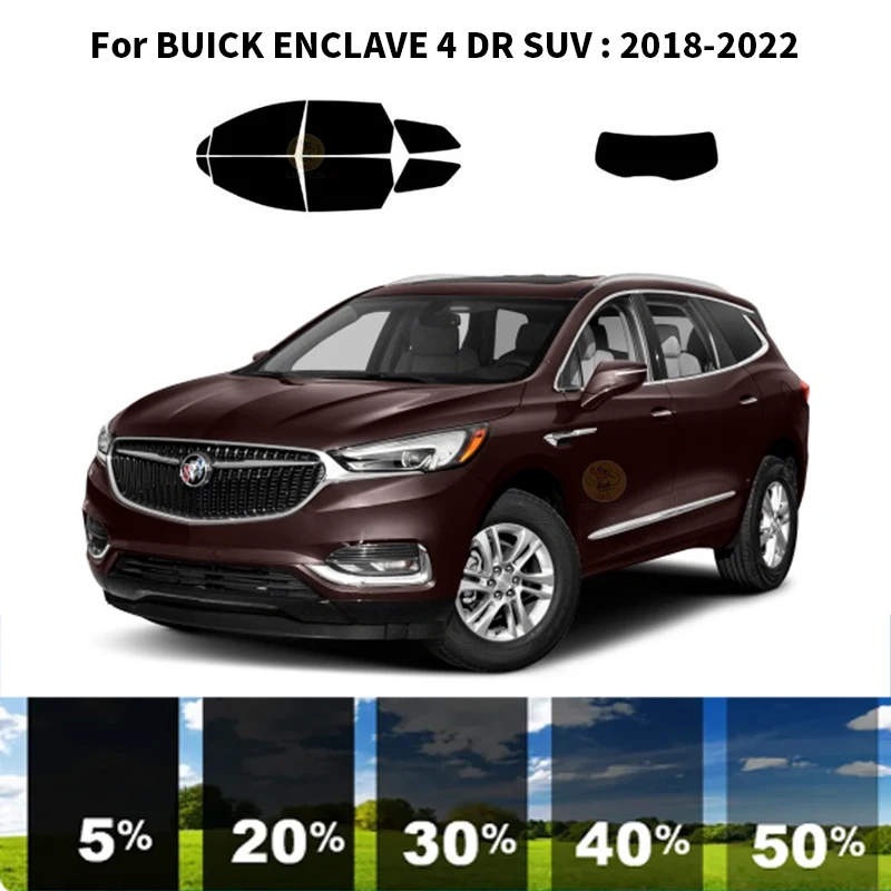 

Precut nanoceramics car UV Window Tint Kit Automotive Window Film For BUICK ENCLAVE 4 DR SUV 2018-2022