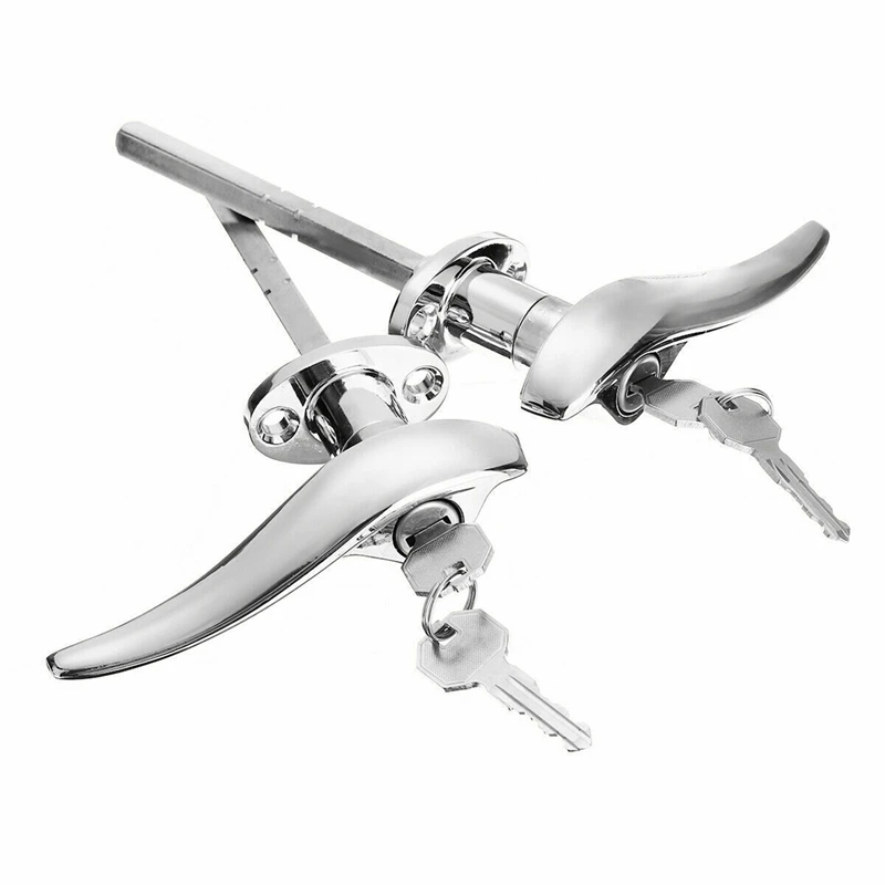

2Pcs Car Door Outside Locking Handles MATCHING LOCKS For Ford 1932 3-Window Coupe For Ford 1933 1934 Passenger Car