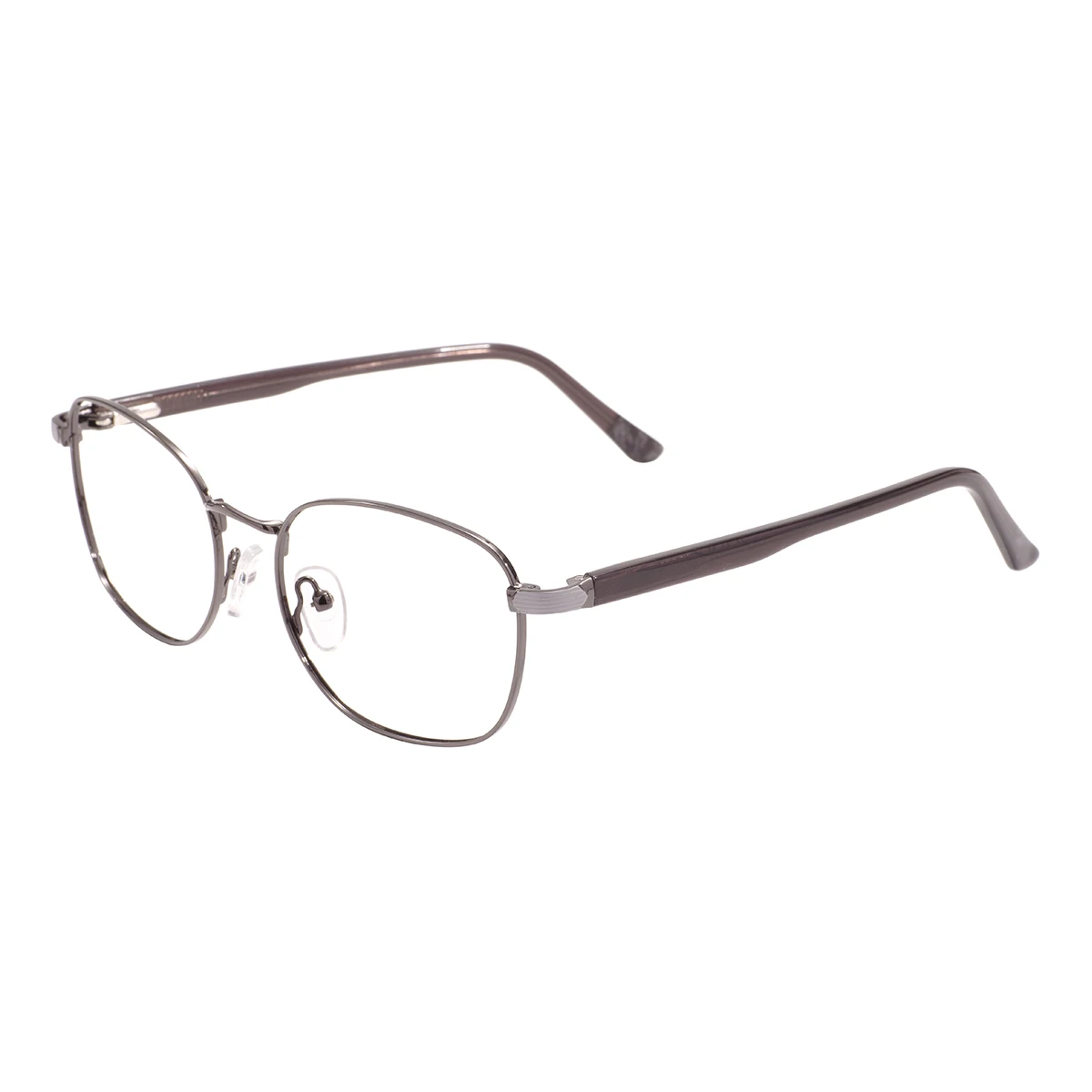 

Metal Oval Glasses Frame With Spring Hinge For Prescription Lenses