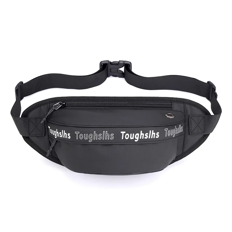 

Men's Nylon Waterproof Chest Bag Sports Running Waist Bags Casual Unisex Fanny Pack Shoulder Pouch Bag