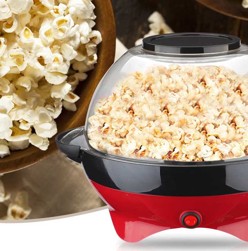 Description Picture 4 of itemRed Children's Electric Popcorn Maker Home Use round Shape with Fuel And Sugar Addition Functionality for Kids RH906