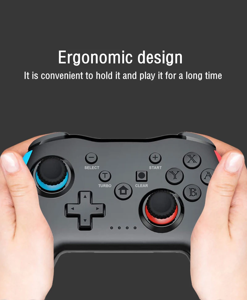 Bluetooth 2.4G Wireless Controller For Nintendo Switch Pro Smartphone PC TV Box Tablet PS3 Tesla Gamepad PC Joystick Controller