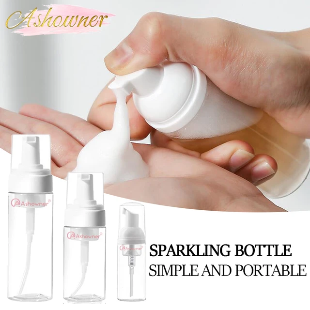 150/200ml Foam Bottle Plastic Foam Pump Bottle Travel Empty Face Eyelash  Cosmetic Bottle Cleaner Soap Dispenser Foam Bottle - AliExpress