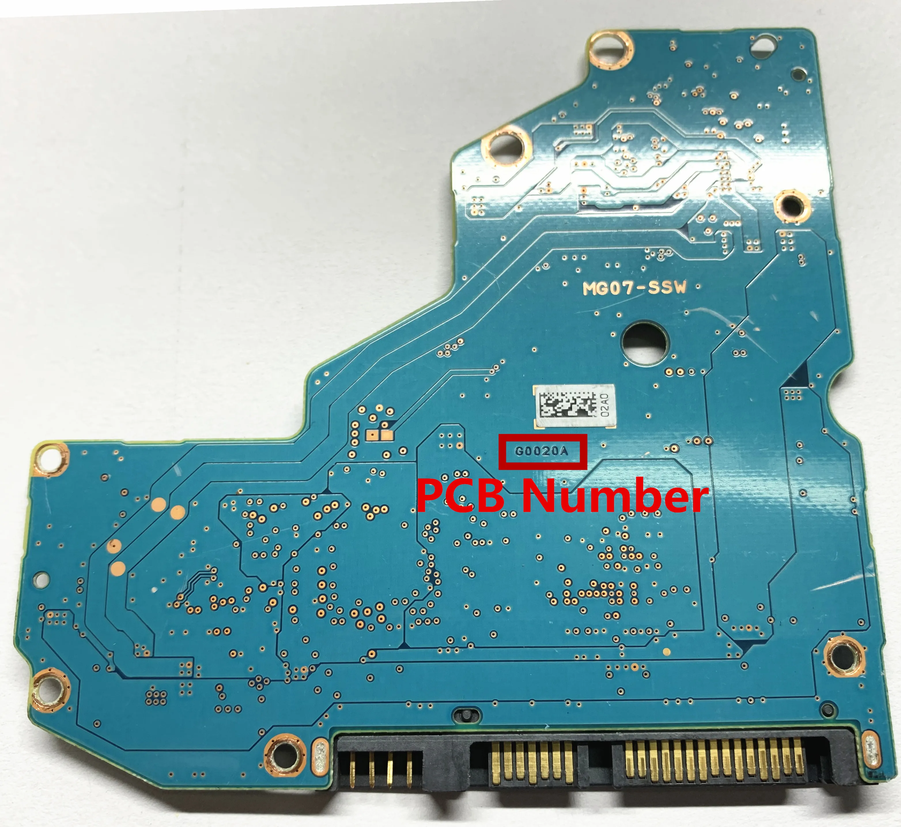 Печатная плата для жесткого диска Toshiba G0020A G0048A G0038A G4013A G3881A G3820A 8 ТБ HDD PCB Логическая
