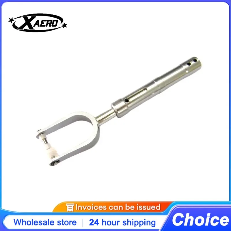 XAERO 125 mm Metallstoßdämpfer für RC-Flugzeugfahrwerk, Vibrationsdämpfungs-Federbeinsystem aus CNC-Aluminiumlegierung