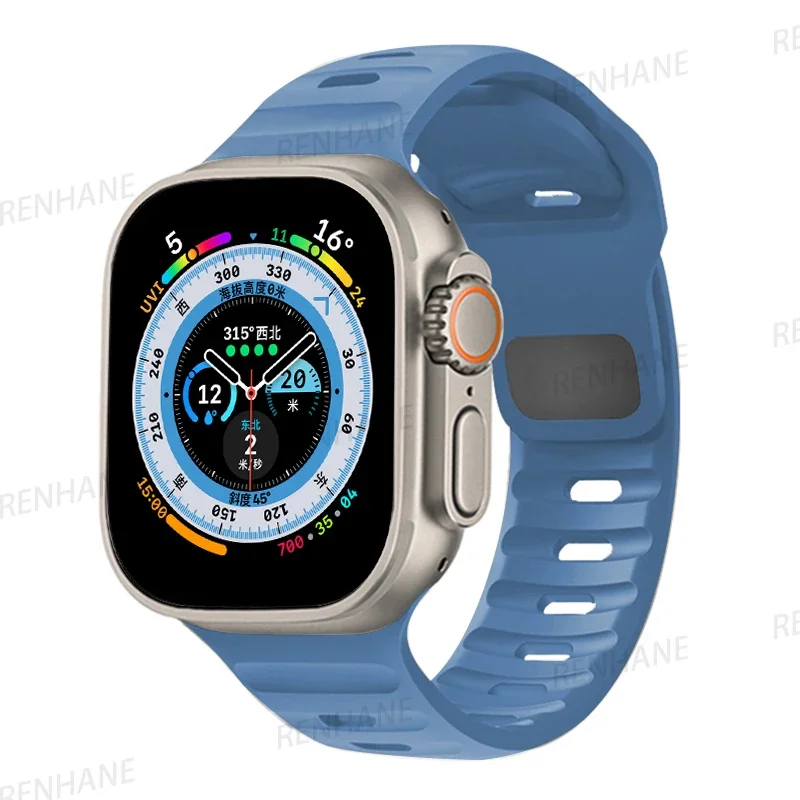 Premium Silicone Sport Watch Band - Versatile and Durable Bracelet