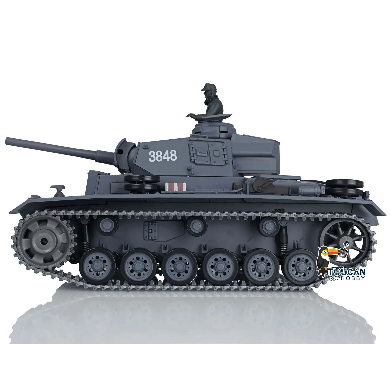 Char RC HengLong 1/16 Tigre I RTR avec Airsoft - Tank Robot Télécommandé