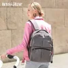 Insular Brand New Style Solid Color Baby Diaper Bags Backpacks Multifunctional Mommy Bags Backpacks Waterproof Nappy Backpacks 1