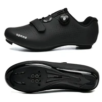 Unisex Road Bicycle Shoes Men Cycling Sneaker Mtb Clits Route Cleat Dirt Bike Speed Flat Sports Racing Women Spd Pedal 2
