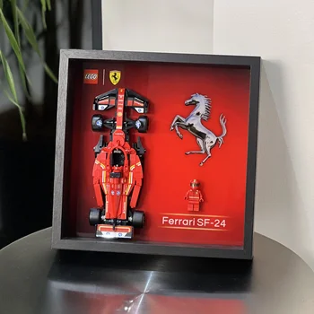LEGO® Speed Champions Ferrari SF-24 F1® Race Car (77242) and Driver Set + Display Box for Birthday Gift