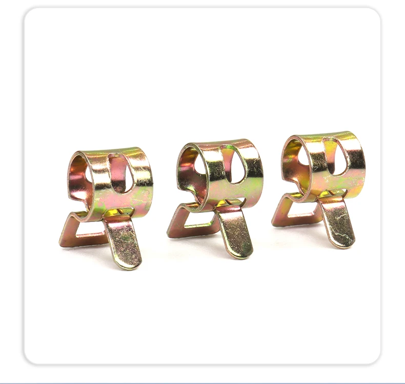 Fuel Spring Clip Vacuum Silicon Hose Clamp 1-10pcs 4mm-46mm for choose Autos Fuel Oil Water Hose Pipe Tube