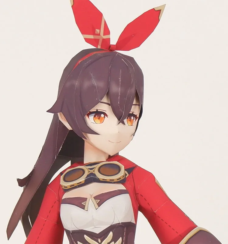 DIY paper model original god character Amber handicraft model handmade character ornament