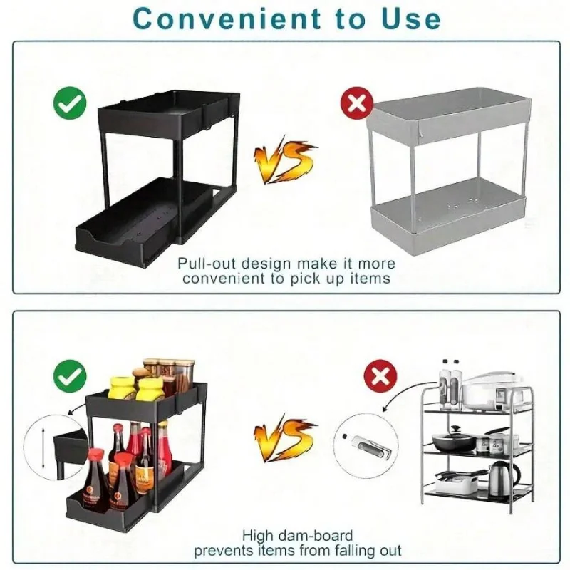 2-Tier Under Sink Organizer 2