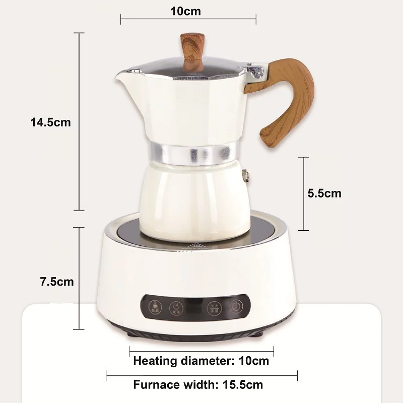 220V Electric Ceramic Stove Portable Coffee Heating Plate 5 Gear adjust Tea Stove Boiling Water Heater Keep Warm Coffee Stove 6