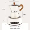 220V Electric Ceramic Stove Portable Coffee Heating Plate 5 Gear adjust Tea Stove Boiling Water Heater Keep Warm Coffee Stove 6