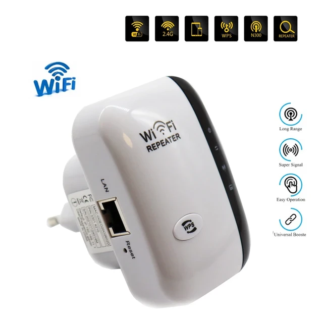 300Mbps WiFi Repeater WiFi Extender Amplifier WiFi Booster Signal