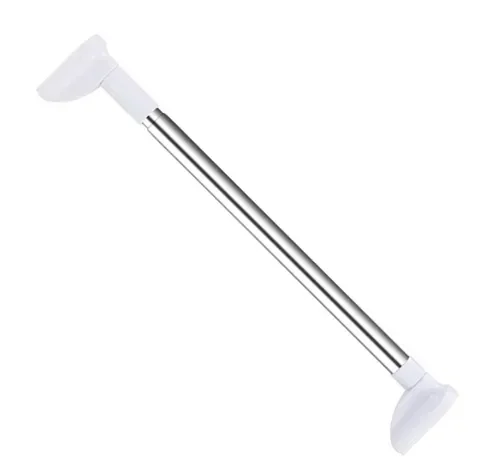 

Telescopic Stainless Steel Curtain Pole Multifunction Shower Curtain Rod Expansion Door Shower Tube 75cm