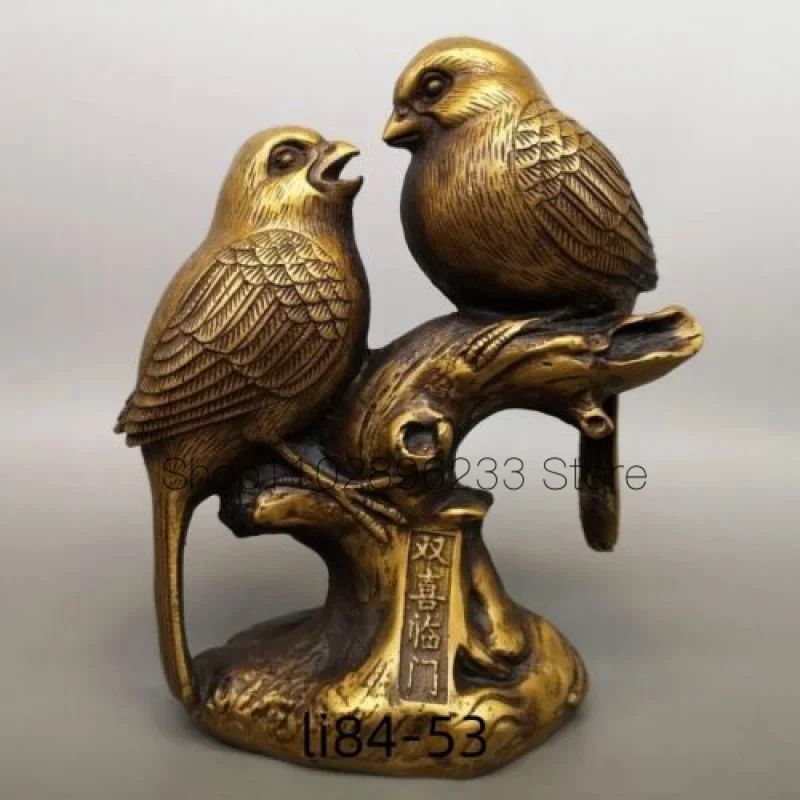 

Bronze Series Magpie Double Happiness Forest Gate Decoration Antique Bronze