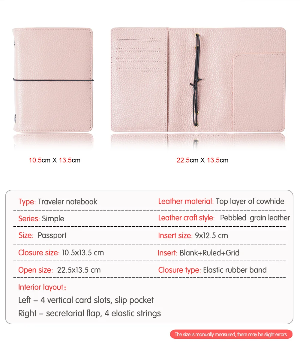 Petit Carnet De Poche En Cuir Rétro – Carnet De Croquis Ou Organisateur Quotidien – Neuf