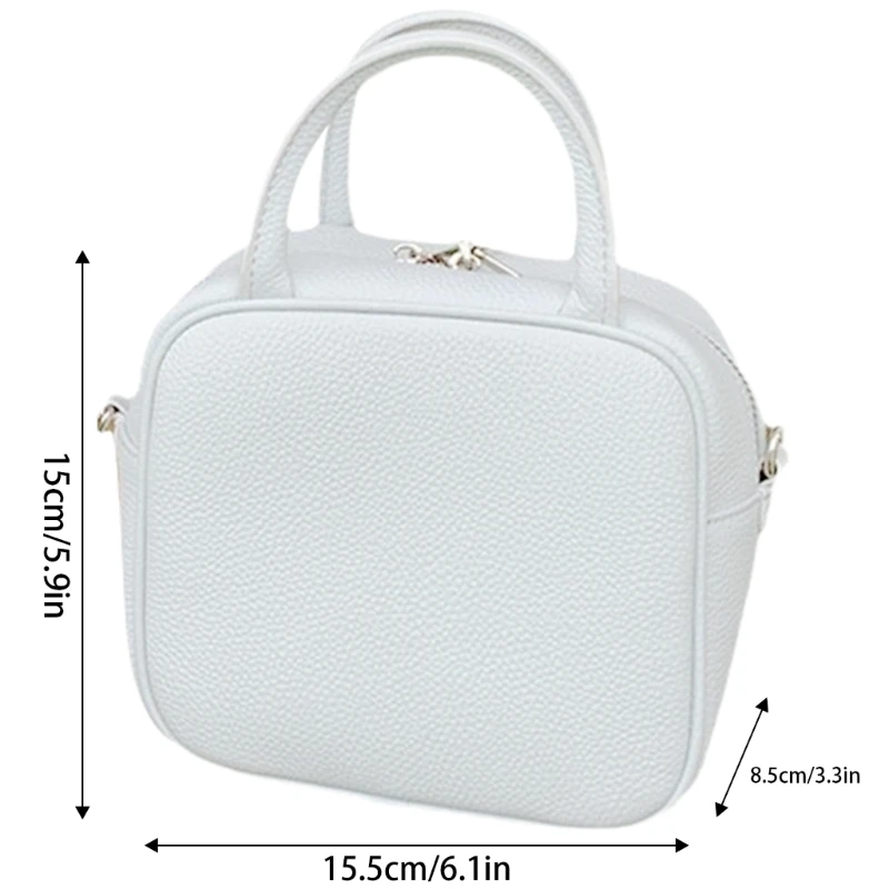 PU Leather Bag for Women Solid Color Shoulder Bag Casual Crossbody Bag Small Backpacks Female Handbag Purse
