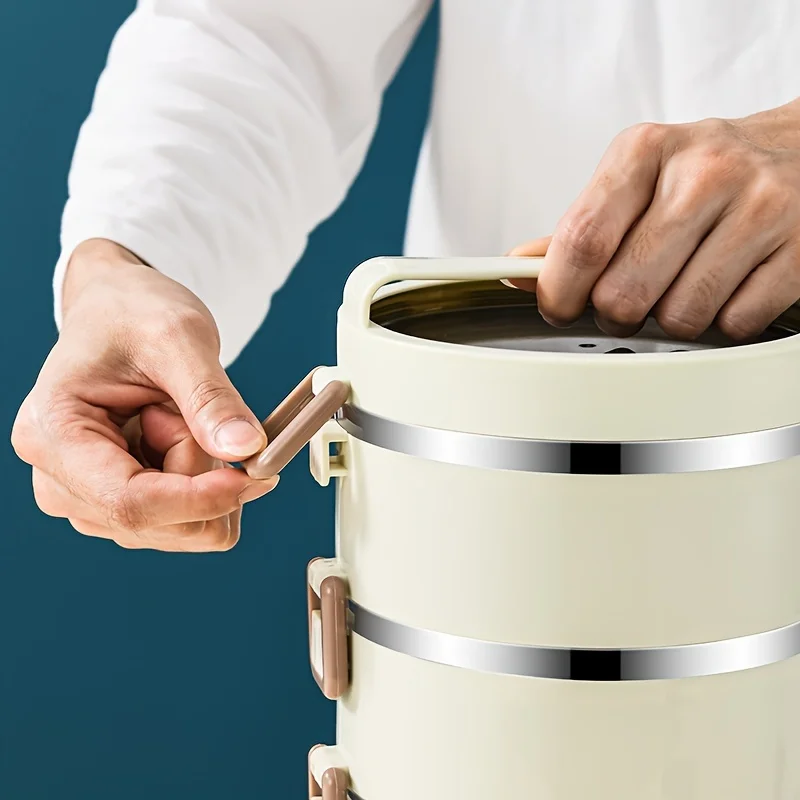 Portable Kitchen Supplies Stainless Steel Instant Noodle Bowl with Lid Cute Bento Lunch Box Kitchen Accessories Supplies