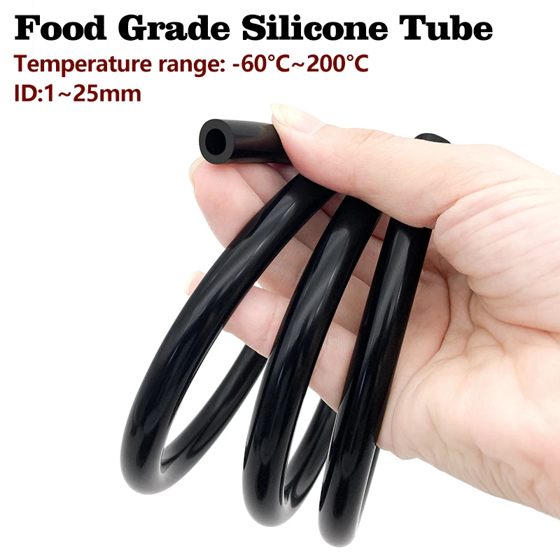 1/2/3/5 Meter ID 3/4/5/6/7/8/9/10/15/16/19 mm Silicone Tube Flexible Rubber Hose Food Grade Soft Drink Pipe Water Connector silicone tube rubber tubing rubber tube rubber hose