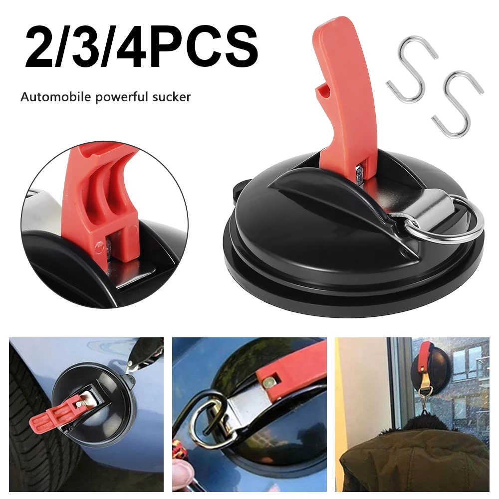 Vacuum Suction Cup Vacuum Sucker 2/3/4Pcs Car Truck Tent Suction Multi-function Camping Tent Securing Hook Auto Accessories