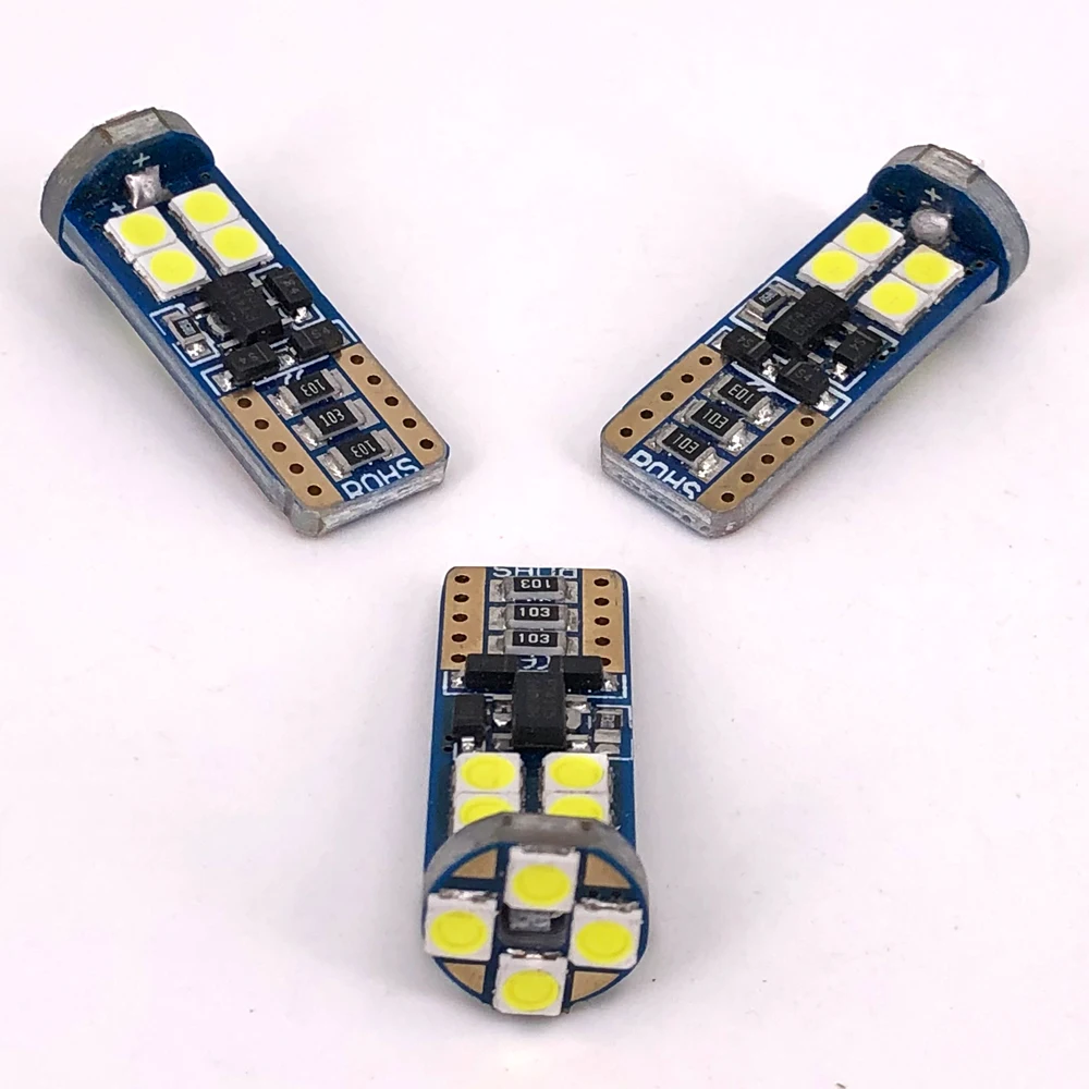 ���� �����Ʈ �ڵ��� Led ����, W5W T10 12 SMD 194 168, 3030 ��ȣ ��ȣ�� ����, ���׸��� ����, DC 12V, 50 ��