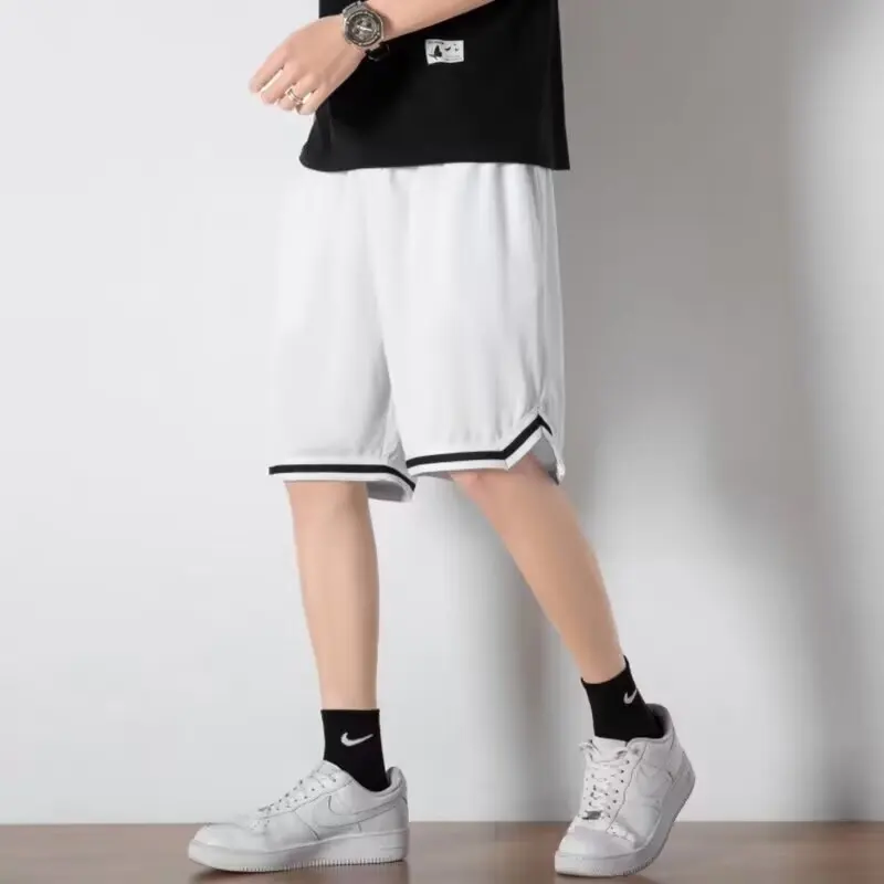 Basketball shorts for men's summer sports training in 2024, casual loose and breathable pants, American five point shorts 2