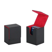 Trading Card Deck Box Durable Sturdy Card Storage Container Collectible Game Card Carrying Case Holds 80+ Or 100+ Cards 5