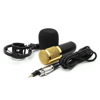 BM 800 노래방 마이크, 금속 콘덴서 녹음 마이크, KTV 라디오 방송 노래 녹음 컴퓨터 마이크
