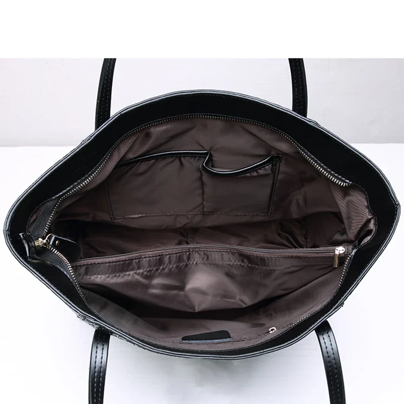 Brands Designer Genuine Leather Large Tote Bags for Women