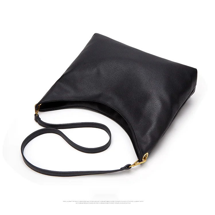 2024 nuova tendenza semplice in morbida pelle di grande capacità delle donne casual e versatile una spalla obliqua borsa a tracolla Tote_voghion.com