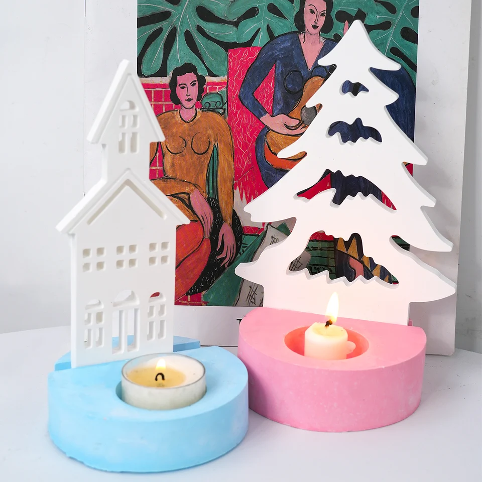 China Molde De Silicona Artanal Velas Para Navidad DIY Mold Velas