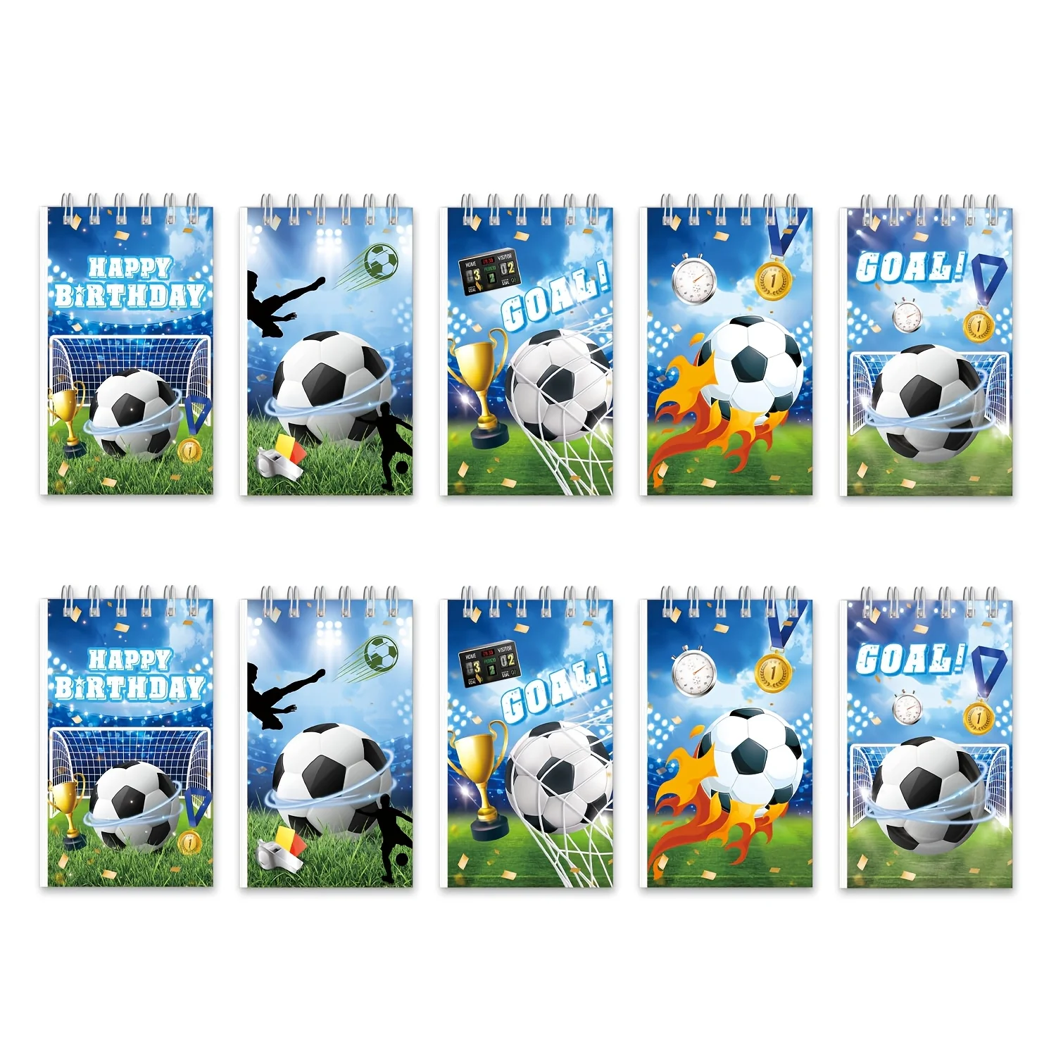 Football Enthusiast's Ultimate Mini Notebook – Smooth Writing Diary and Planner