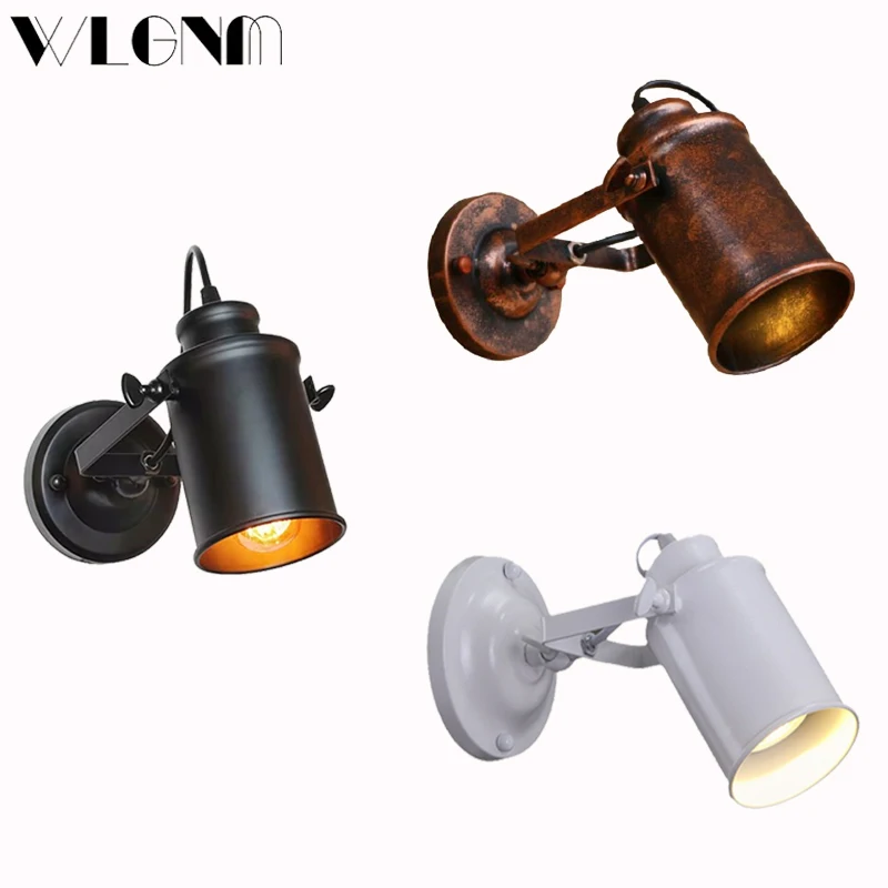 Wall Sconces Light Led Wall Lamp Wall Lamp Vintage Retro Wall Lamp Lights Fixtures For Corridor Loft Cafe Restaurant Industrial Style Indoor Home Decoration E27