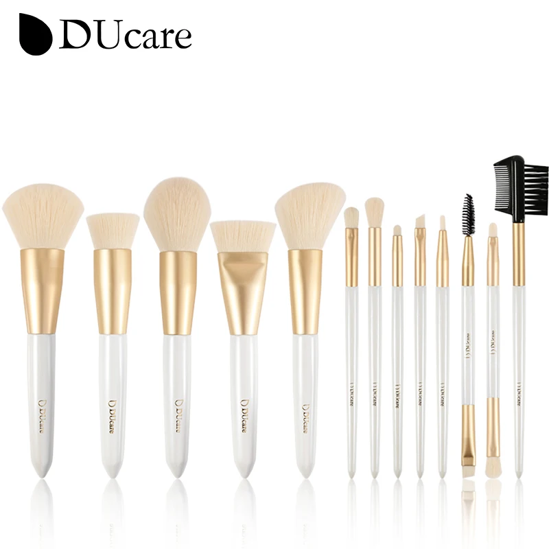 Makeup Brush Set DUcare Foundation Flat Top Eyeshadow Contour Powder Highlighter
