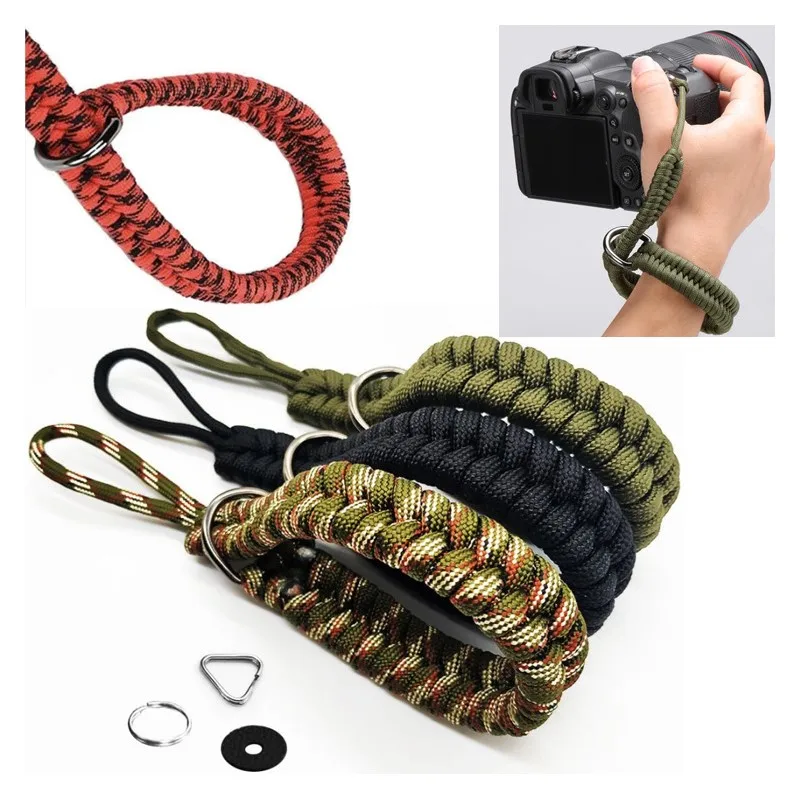 Braided Paracord Camera Wrist Strap and Hand Grip