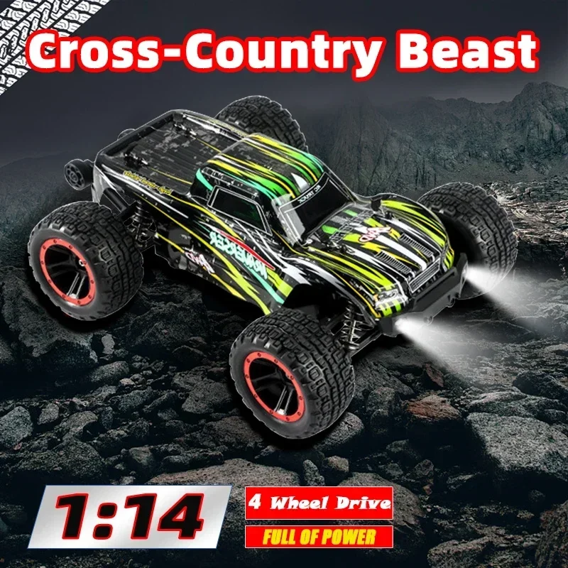 HBX T10 1/14 4WD RC 자동차 - 2.4G, 완전 비례 제어, 35km/h, 14세 이상용