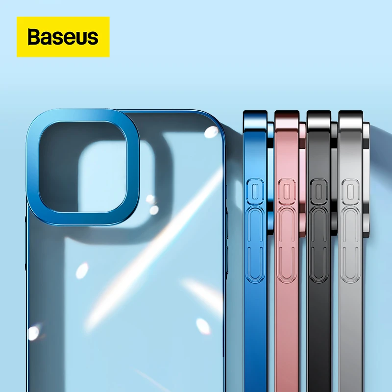 Baseus Phone Case For iPhone 13 13 Pro Protector Transparent Phone Cover For iPhone 13 Pro Max Back Lens Protection Cover Case apple 13 pro max case