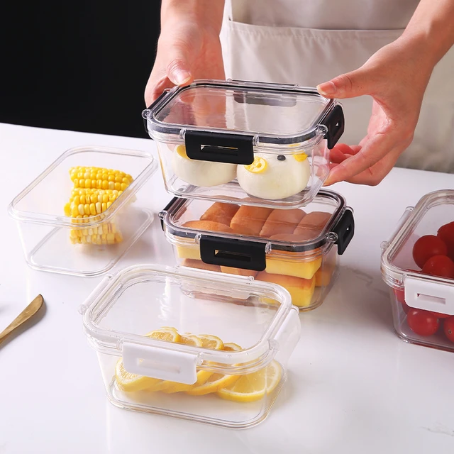 Kitchen Meal Prep Containers Airtight Food Storage Reusable fresh-keeping  box Microwavable Food Storage Container with Lid - AliExpress