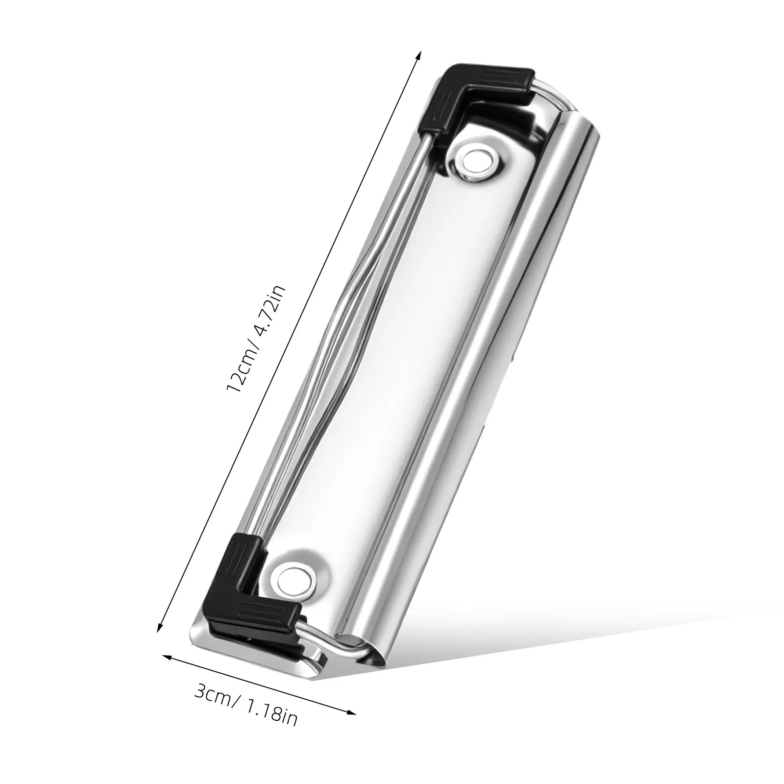 베스트셀러 10개입 12cm 금속 클립보드 클립(30개 못 포함), 장착 가능한 견고한 파일 클램프, 다기능 문서 클립