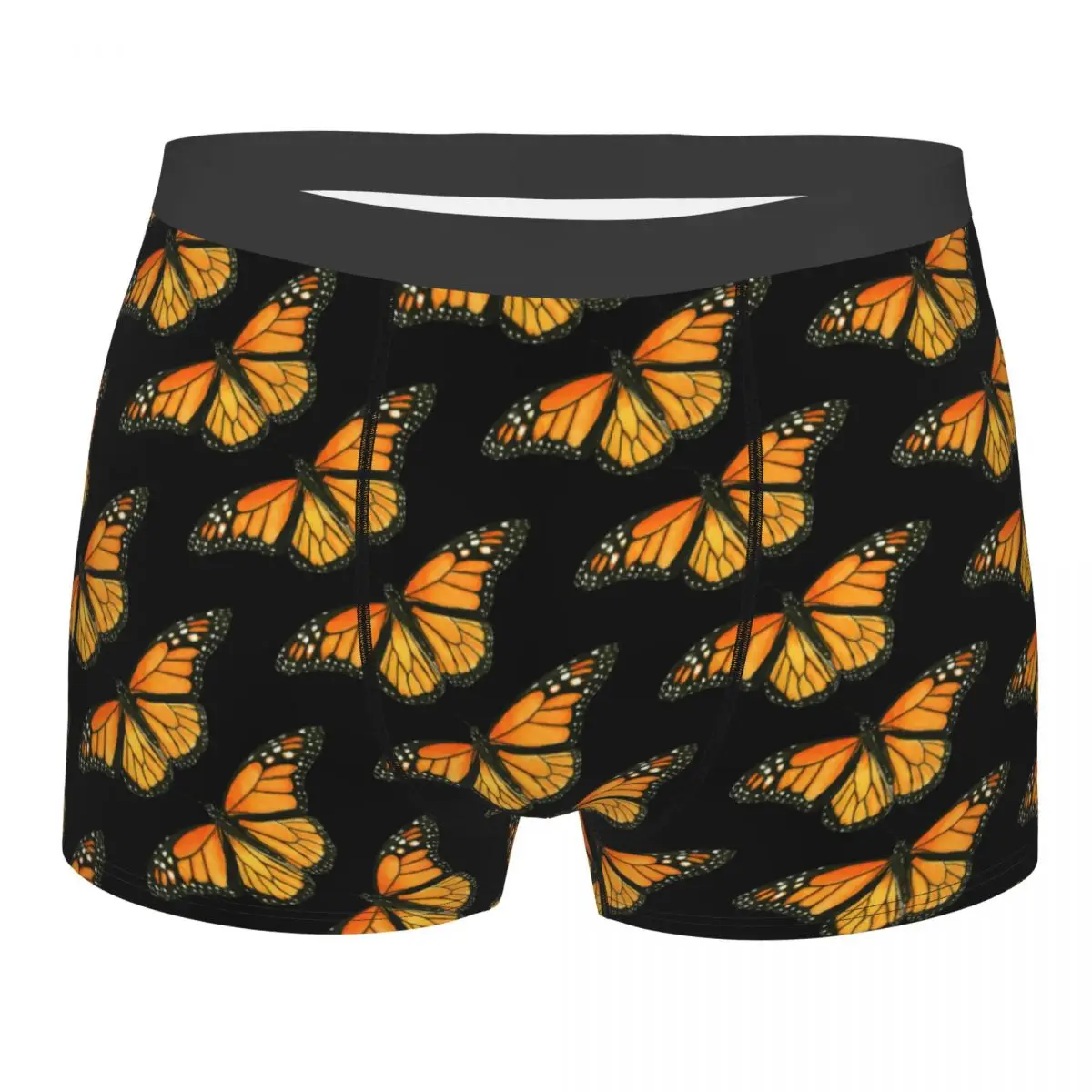 Monarch Butterfly Underpants Breathbale Panties Male Underwear Print Shorts Boxer Briefs