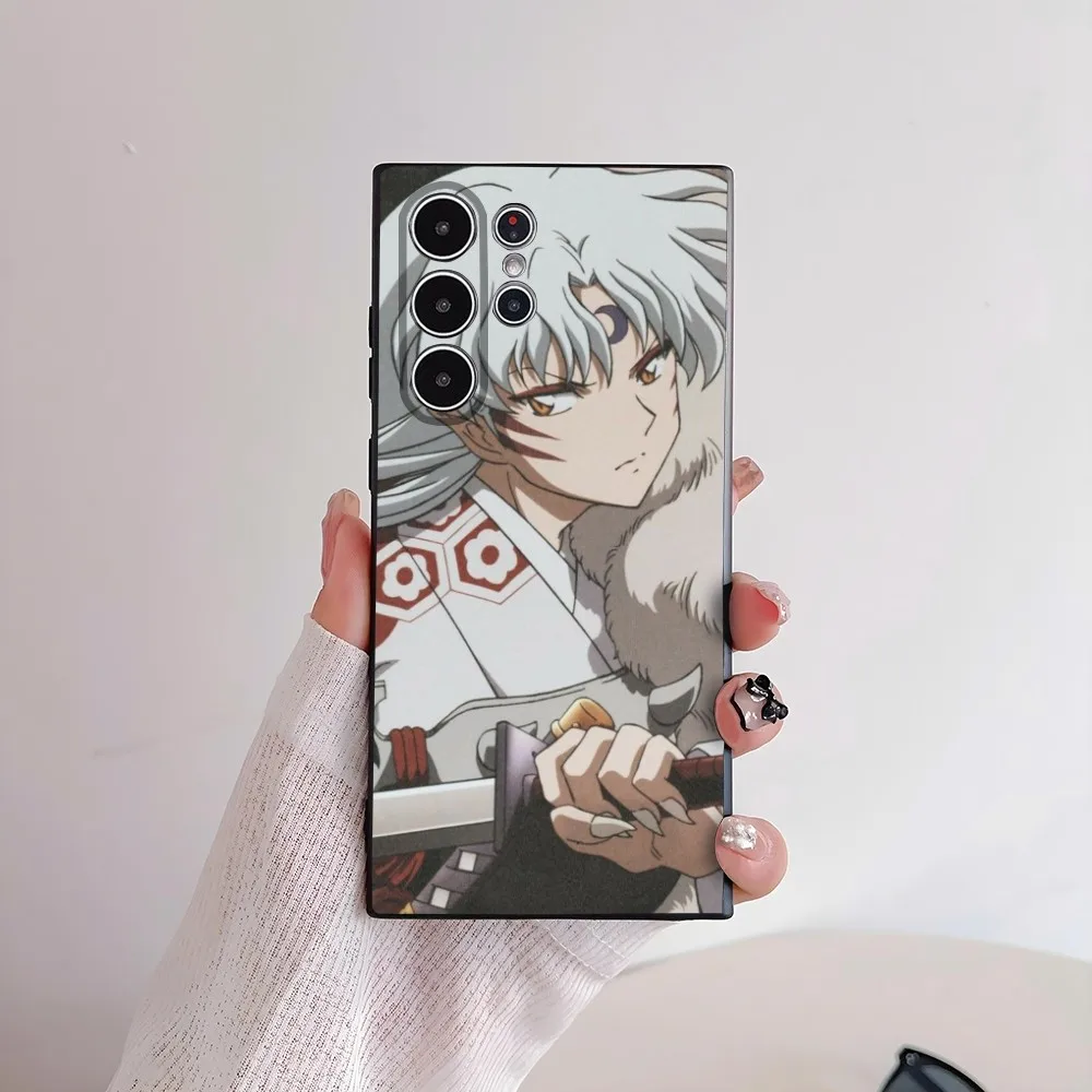 Inuyasha and Sesshomaru Frosted Non-Slip Full Cover Soft Phone Case