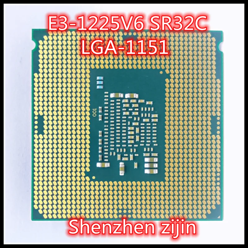 

E3-1225 v6 e3 1225v6 SR32C 8M cache, 3,30 ГГц TDP 73W LGA 1511 Quad Core